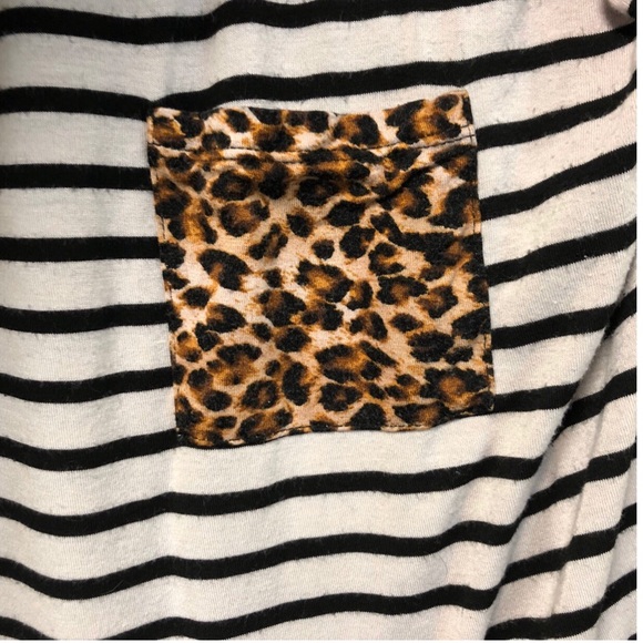 E. Luna Super Soft Cheetah spring Plus Size Tee - Picture 3 of 4